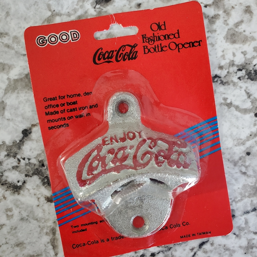 Vintage Coca-Cola Cast Iron bottle opener wall mount